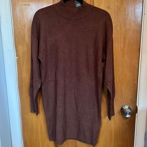 Mock Neck Sweater Dress